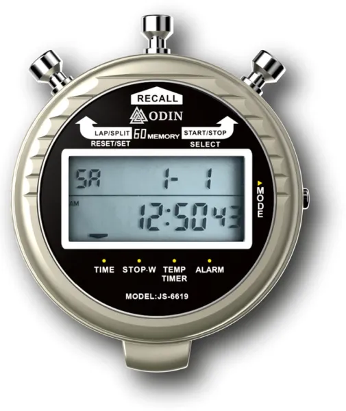 Odin Profesjonell Metall Stoppeklokke